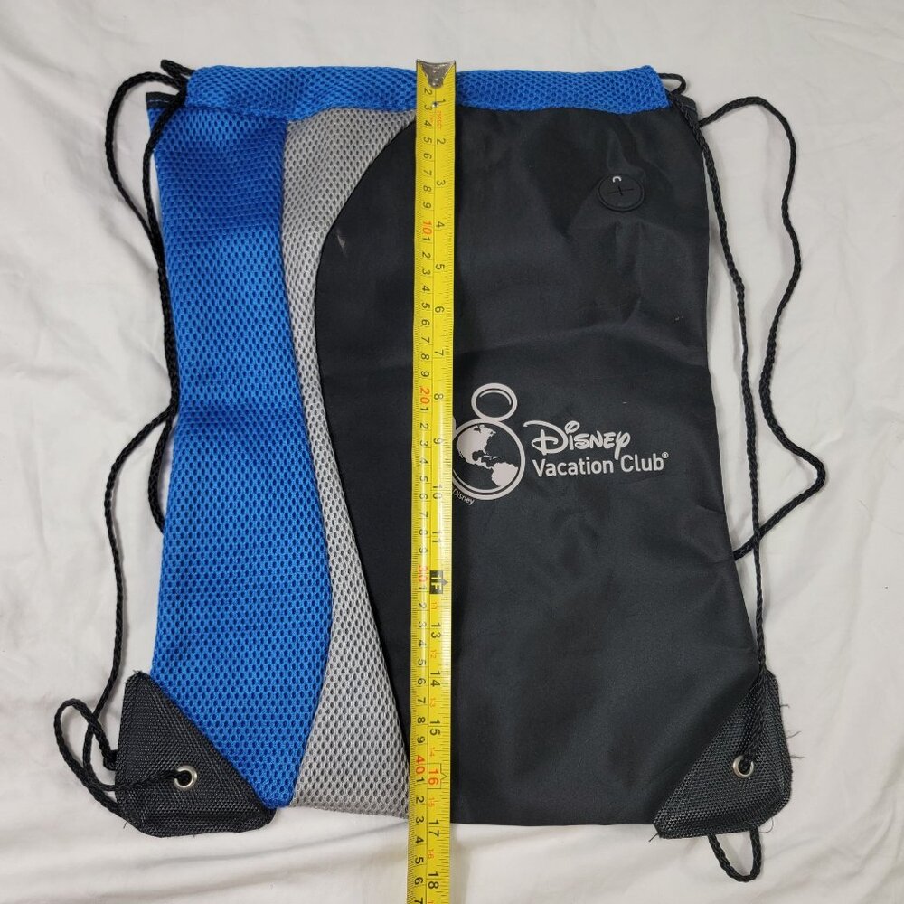 Disney Vacation Club DVC Drawstring Backpack Microfiber Mesh Bag Lightweight - Picture 8 of 8